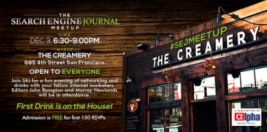 You are Invited at the #SEJMeetup in San Francisco [Search Engine Journal]